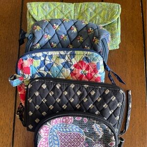 Vera Bradley wallet, clutches, cases, makeup cases and clutches 25+ pieces